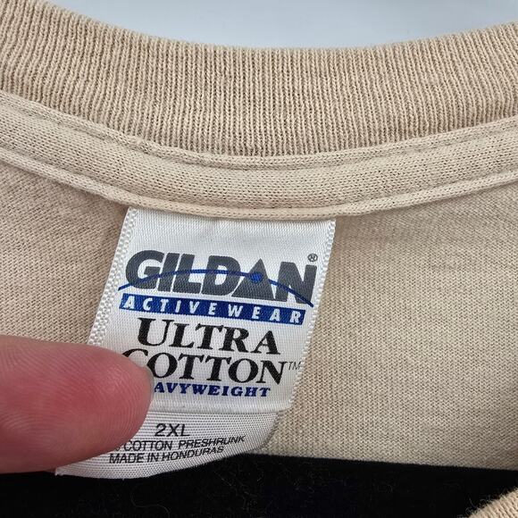 Gildan Ultra Cotton Unisex Bill Engvall's‎ Hunting Here's Your Sign T-Shirt 2XL - Picture 5 of 10